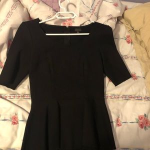 Babaton (Aritzia) Black Peplum Shirt